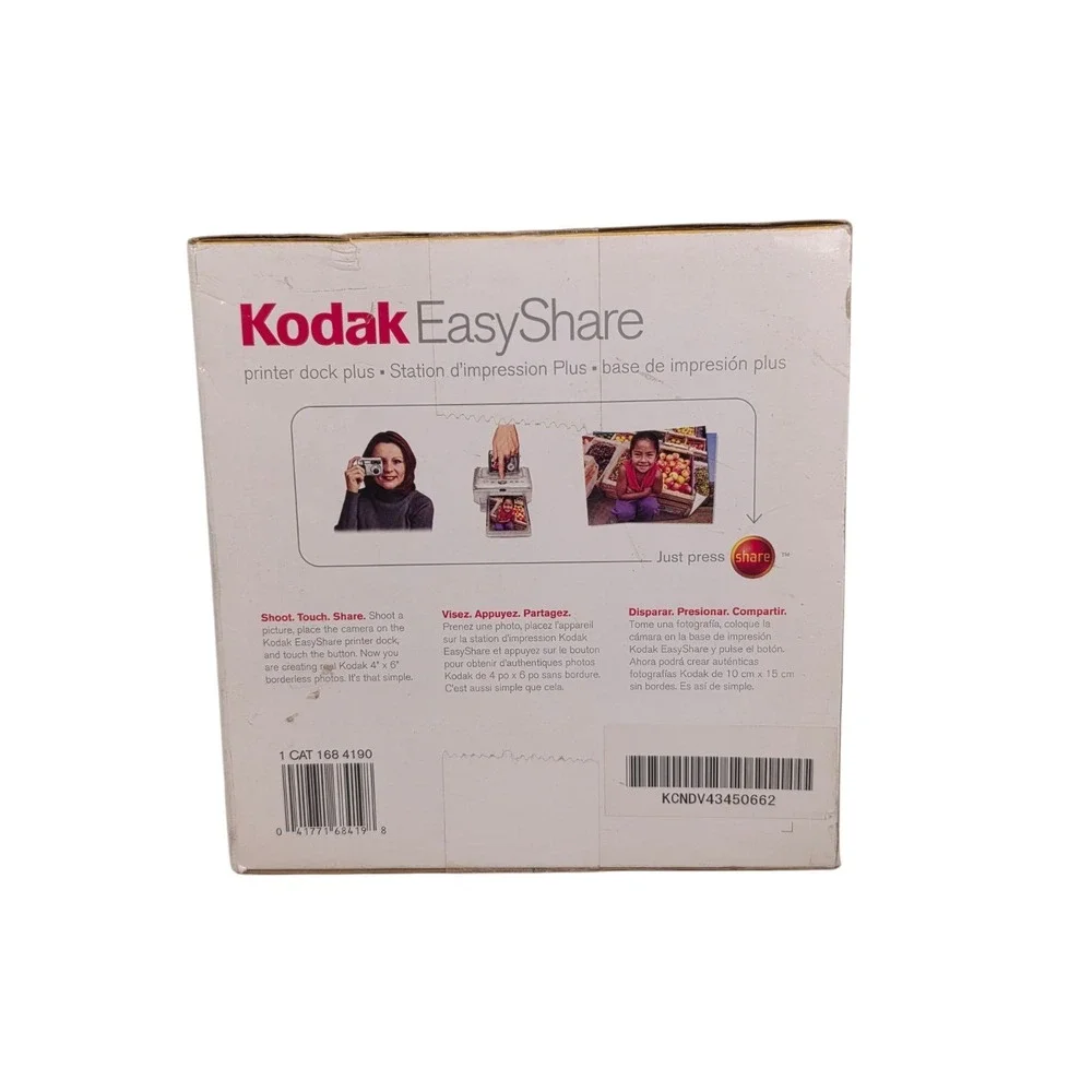 NEW Kodak EasyShare Printer Dock Plus for CX 6000 7000 DX 6000 7000 LS 600 700